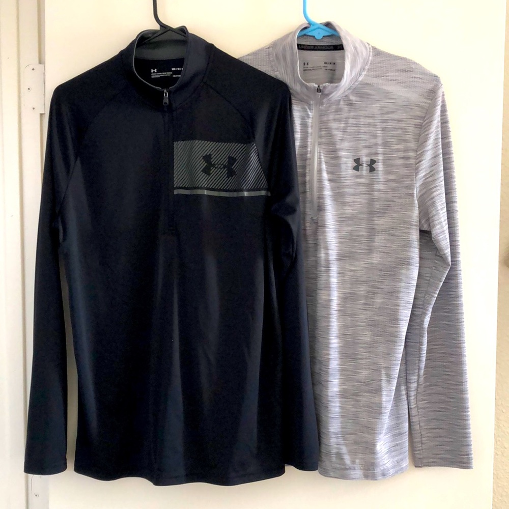 Under Armour half zip HeatGear Long-sleeve 2 pack